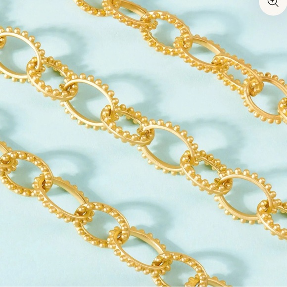 Freida Rothman Gold Chain toggle Necklace - Picture 4 of 5